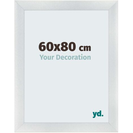 yd. - Cadre photo 60x80 - Argent Mat - MDF - Pisa (1/5)