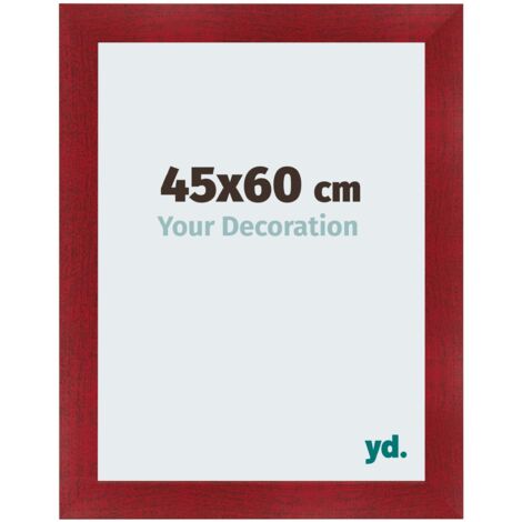 Cadre Photo 60x84 cm - Rouge - MDF - Pisa