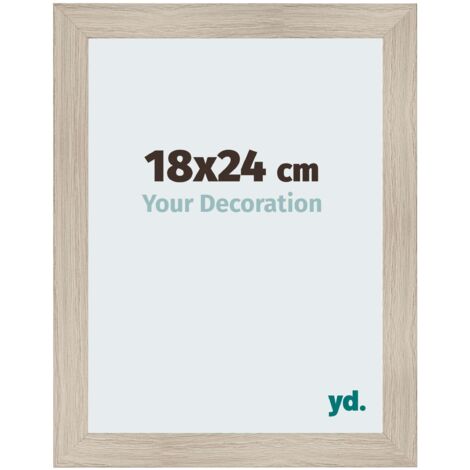 yd. - Cadre photo 18x24 - Chene Clair - MDF - Pisa (1/5)