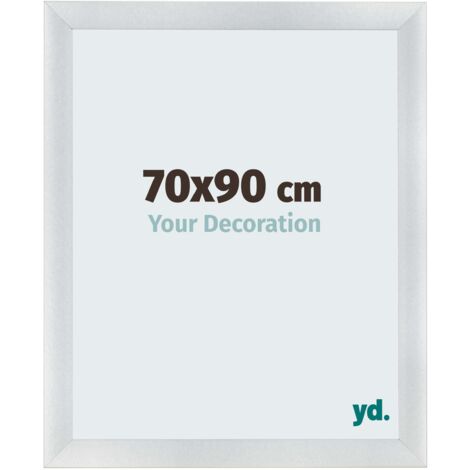 yd. - Cadre photo 70x90 - Argent Mat - MDF - Pisa (1/5)