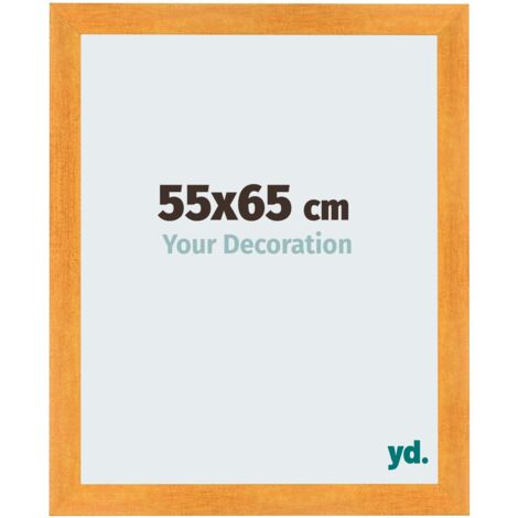 yd. - Cadre photo 55x65 - Orange - MDF - Pisa (1/5)