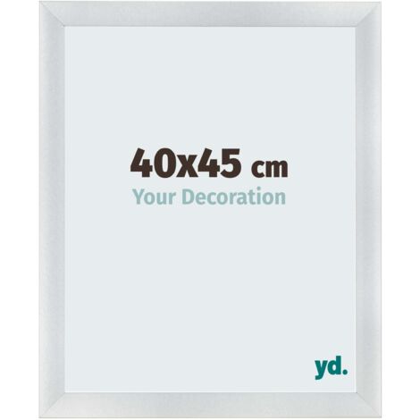 yd. - Cadre photo 40x45 - Argent Mat - MDF - Pisa (1/5)