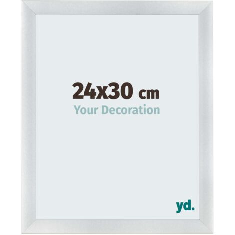 yd. - Cadre photo 24x30 - Argent Mat - MDF - Pisa (1/5)