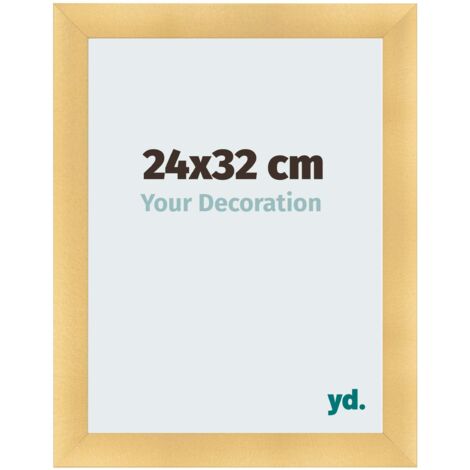 yd. - Cadre photo 24x32 - Or Mat - MDF - Pisa (1/5)