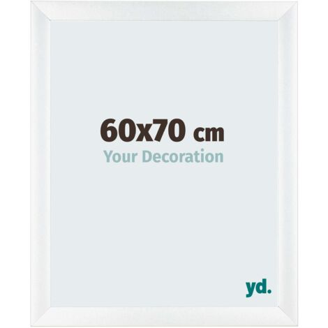 yd. - Cadre photo 60x70 - Blanc Mat - MDF - Pisa (1/5)