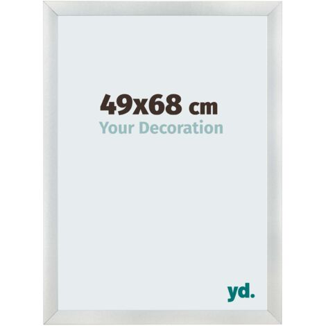 yd. - Cadre photo 49x68 - Argent Mat - MDF - Pisa (1/5)