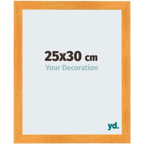 yd. - Cadre photo 25x30 - Orange - MDF - Pisa (1/5)