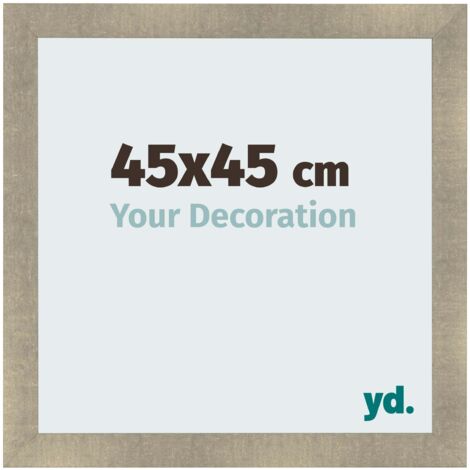 yd. - Cadre photo 45x45 - Or Antique - MDF - Pisa (1/5)