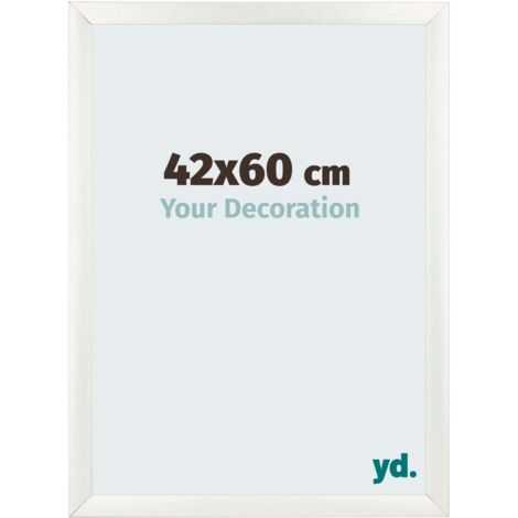 yd. - Cadre photo 42x60 - Blanc Patine - MDF - Pisa (1/5)