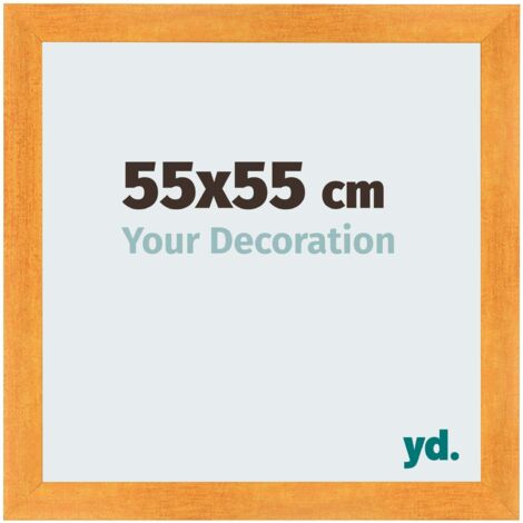 yd. - Cadre photo 55x55 - Orange - MDF - Pisa (1/5)