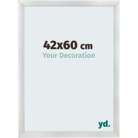 yd. - Cadre photo 42x60 - Argent Mat - MDF - Pisa (1/5)