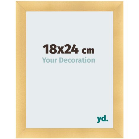 yd. - Cadre photo 18x24 - Or Mat - MDF - Pisa (1/5)