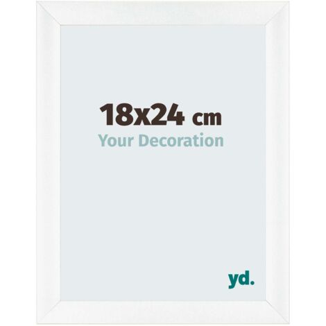 yd. - Cadre photo 18x24 - Blanc Mat - MDF - Pisa (1/5)