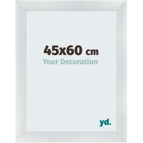 yd. - Cadre photo 45x60 - Argent Mat - MDF - Pisa (1/5)