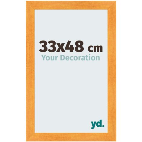 yd. - Cadre photo 33x48 - Orange - MDF - Pisa (1/5)