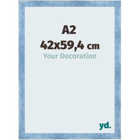 yd. - Cadre photo A2 42x59.4 - Bleu Brillant Patine - MDF - Pisa (1/5)