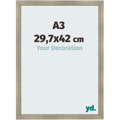 yd. - Cadre photo A3 29.7x42 - Or Antique - MDF - Pisa (1/5)