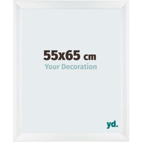 yd. - Cadre photo 55x65 - Blanc Brillant - MDF - Pisa (1/5)