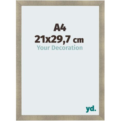 yd. - Cadre photo A4 21x29.7 - Or Antique - MDF - Pisa (1/5)