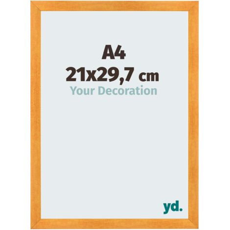 yd. - Cadre photo A4 21x29.7 - Orange - MDF - Pisa (1/5)