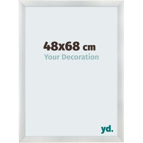 yd. - Cadre photo 48x68 - Argent Mat - MDF - Pisa (1/5)