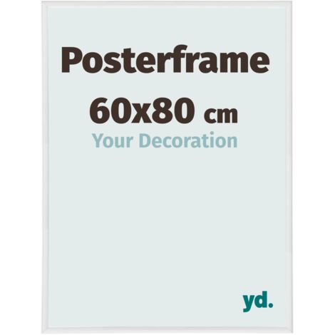 yd. - Cadre photo 60x80 - Blanc Brillant - Plastique - Paris