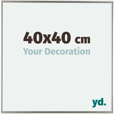 yd. - Cadre photo 40x40 - Champagne - Plastique - Evry