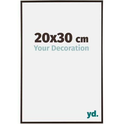 yd. - Cadre photo 20x30 - Anthracite - Plastique - Evry (1/5)