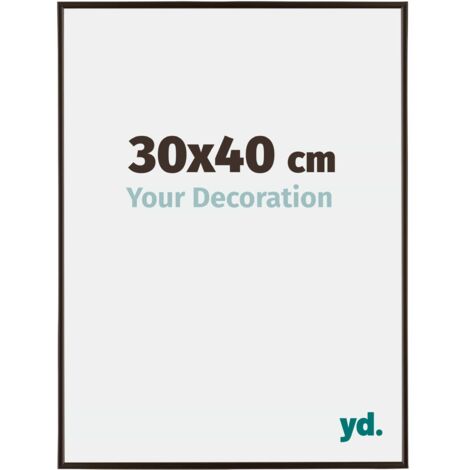 yd. - Cadre photo 30x40 - Anthracite - Plastique - Evry (1/5)