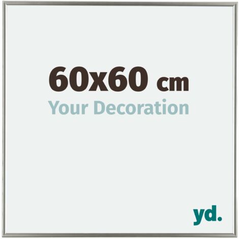 yd. - Cadre photo 60x60 - Champagne - Plastique - Evry