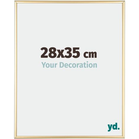 yd. - Cadre photo 28x35 - Or - Aluminium - Kent (1/5)