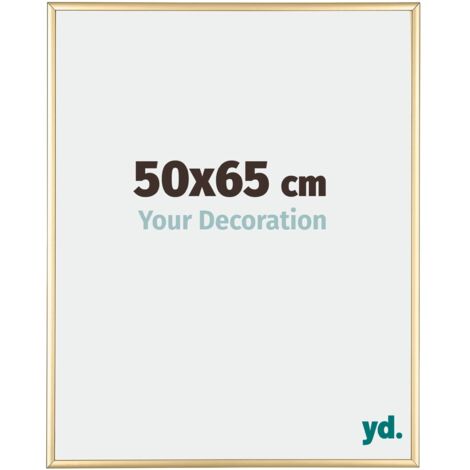 yd. - Cadre photo 50x65 - Or - Aluminium - Kent