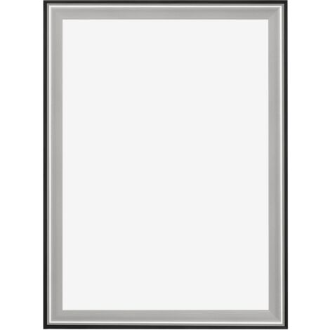 Your Decoration - 60x84 cm - Cadres en Bois avec Verre acrylique - Anti-Reflet - Excellente Qualité - Noir Argent Poli - Cadre Decoration Murale - Birmingham.