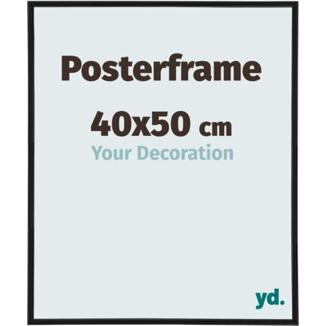 yd. - Cadre photo 40x50 - Noir Mat - Plastique - Paris