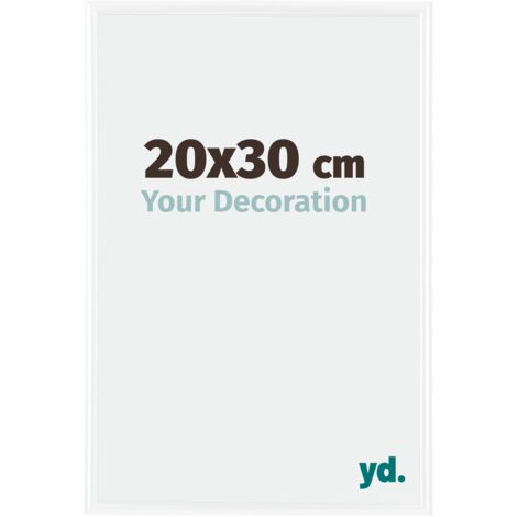 yd. - Cadre photo 20x30 - Blanc Brillant - Plastique - Bordeaux (1/5)
