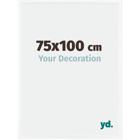 yd. - Cadre photo 75x100 - Blanc Brillant - Plastique - Bordeaux