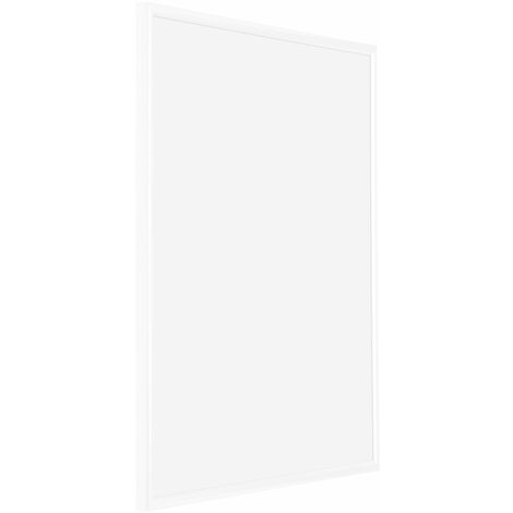Your Decoration - 20x25 cm - Cadres Photos en Plastique Avec Verre acrylique - Anti-Reflet - Excellente Qualité - Blanc Brillant - Cadre Decoration Murale - Bordeaux.