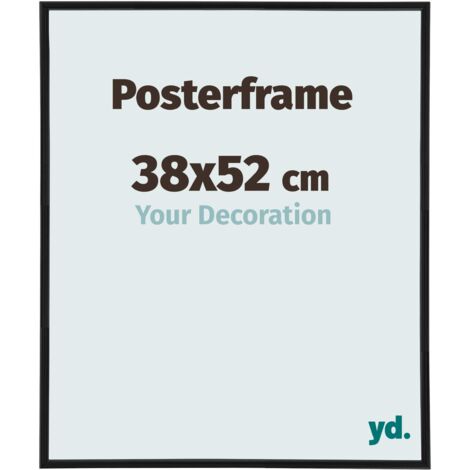 yd. - Cadre photo 38x52 - Noir Mat - Plastique - Paris