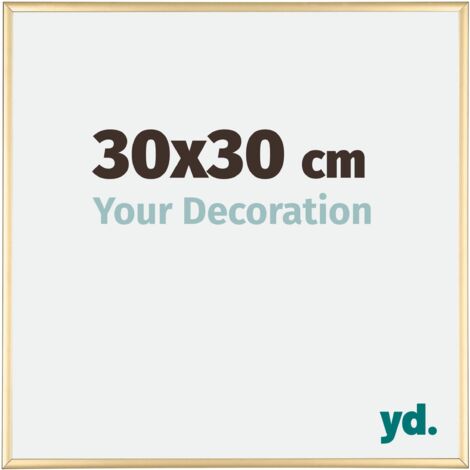 yd. - Cadre photo 30x30 - Or - Aluminium - Kent (1/5)