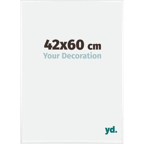 yd. - Cadre photo 42x60 - Blanc Brillant - Aluminium - Kent (1/5)