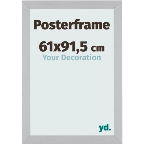 yd. - Cadre photo 61x91.5 - Argent Mat - MDF - Parma