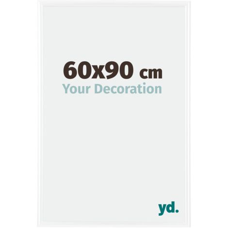 yd. - Cadre photo 60x90 - Blanc Brillant - Plastique - Bordeaux
