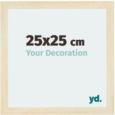 yd. - Cadre photo 25x25 - Sable Patine - MDF - Mura