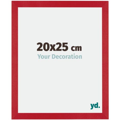 yd. - Cadre photo 20x25 - Rouge - MDF - Mura