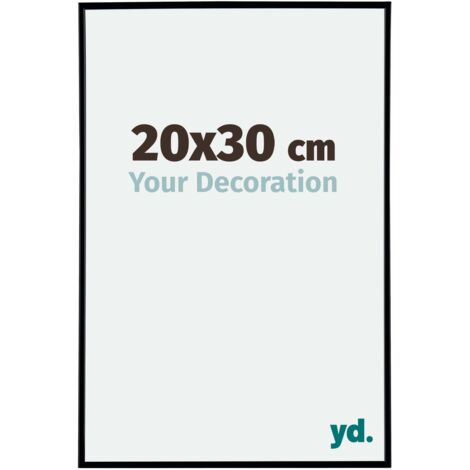 yd. - Cadre photo 20x30 - Noir Mat - Plastique - Evry