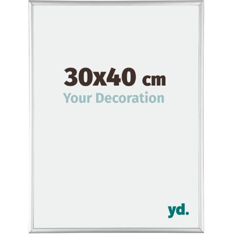 yd. - Cadre photo 30x40 - Argent Brillant - Aluminium - Kent (1/5)