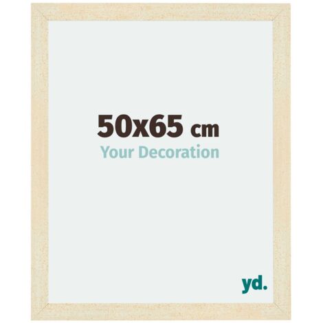 yd. - Cadre photo 50x65 - Sable Patine - MDF - Mura