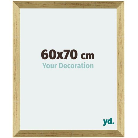yd. - Cadre photo 60x70 - Or Brillant - MDF - Mura (1/5)