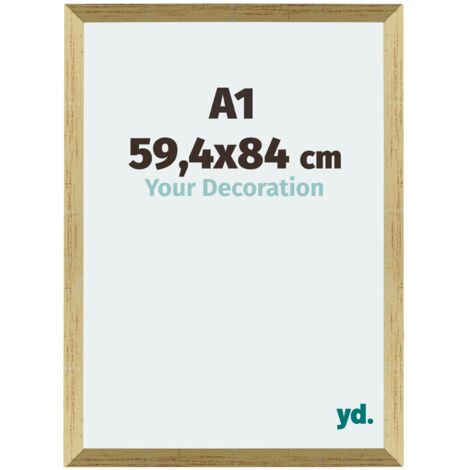 yd. - Cadre photo A1 59.4x84 - Or Brillant - MDF - Mura (1/5)