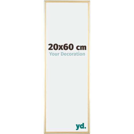 yd. - Cadre photo 20x60 - Or - Aluminium - Kent